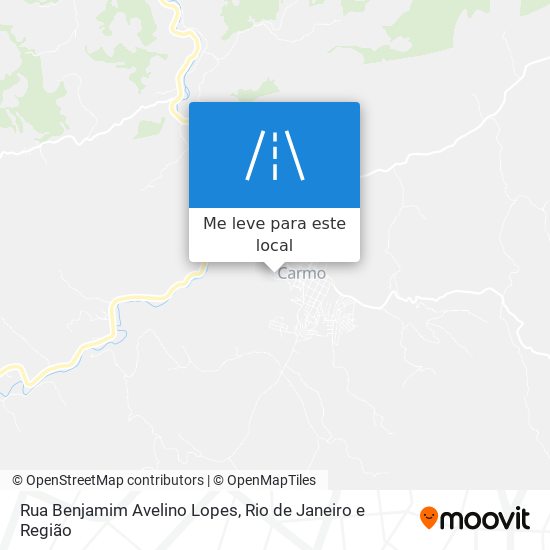 Rua Benjamim Avelino Lopes mapa