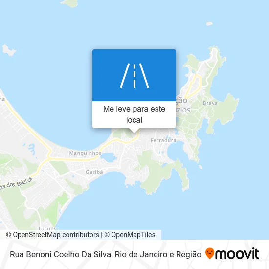 Rua Benoni Coelho Da Silva mapa