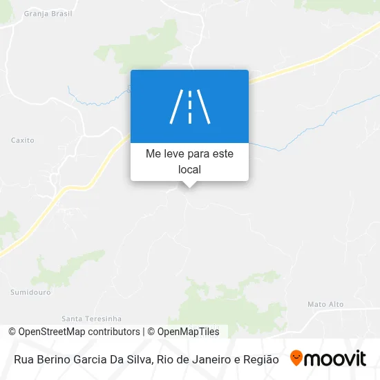 Rua Berino Garcia Da Silva mapa