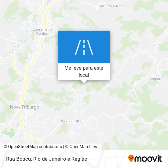 Rua Boacu mapa