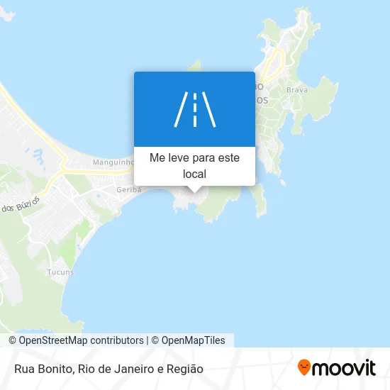 Rua Bonito mapa