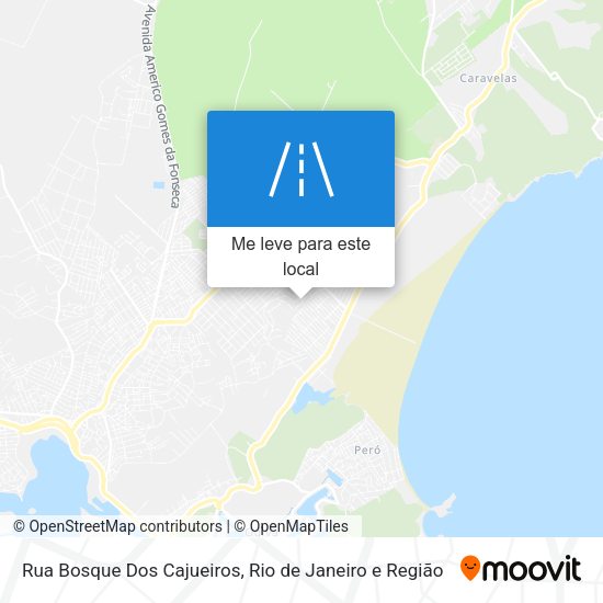 Rua Bosque Dos Cajueiros mapa