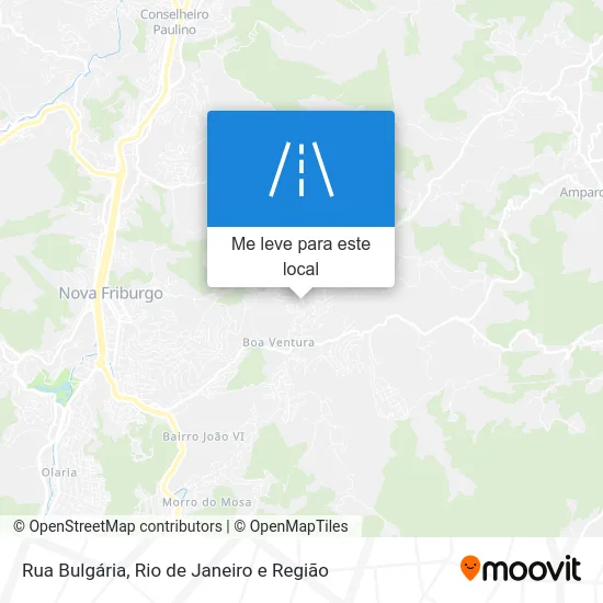 Rua Bulgária mapa