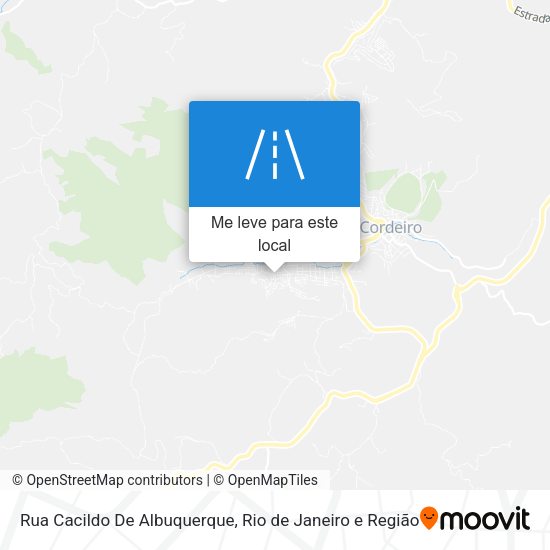 Rua Cacildo De Albuquerque mapa