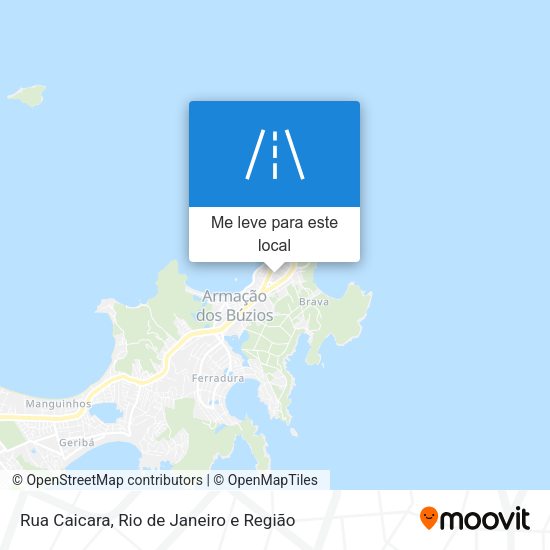Rua Caicara mapa
