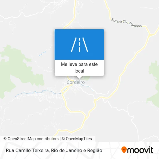 Rua Camilo Teixeira mapa