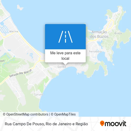 Rua Campo De Pouso mapa