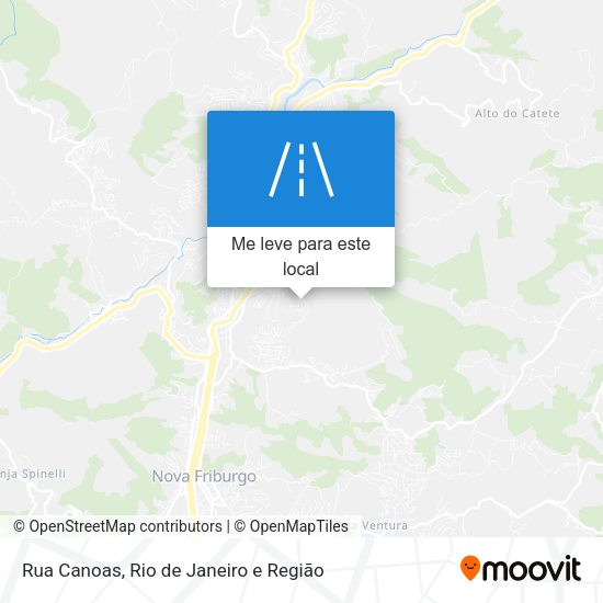 Rua Canoas mapa