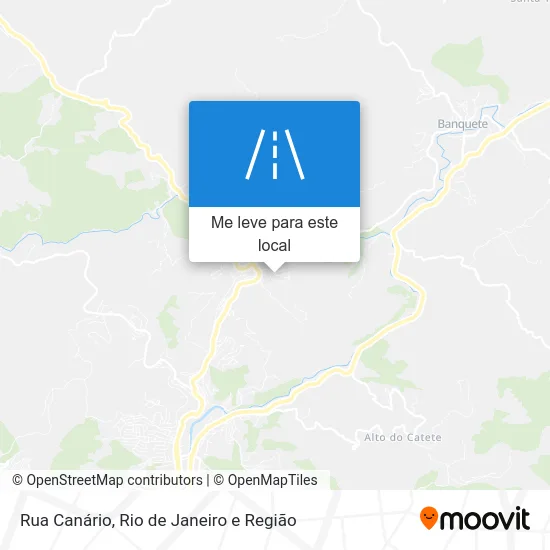 Rua Canário mapa
