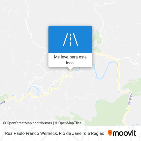 Rua Paulo Franco Werneck mapa