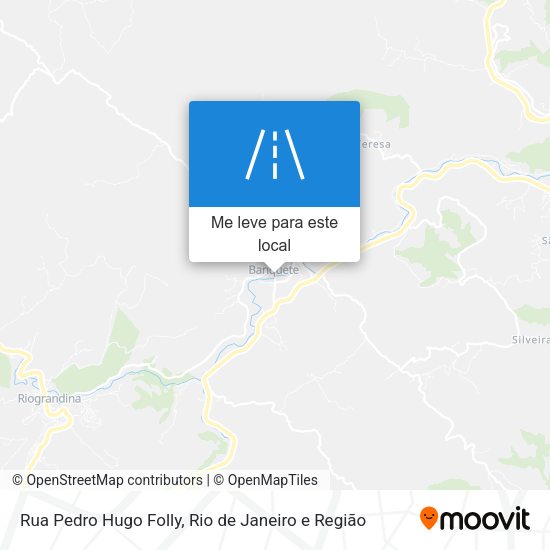 Rua Pedro Hugo Folly mapa