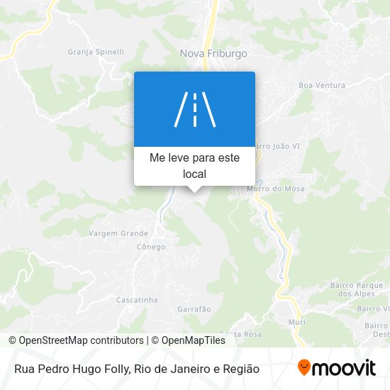 Rua Pedro Hugo Folly mapa