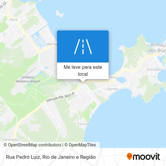Rua Pedro Luiz mapa