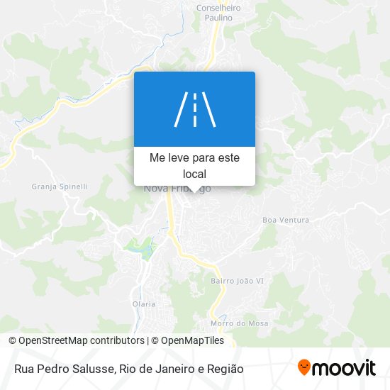 Rua Pedro Salusse mapa