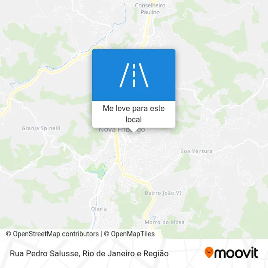 Rua Pedro Salusse mapa