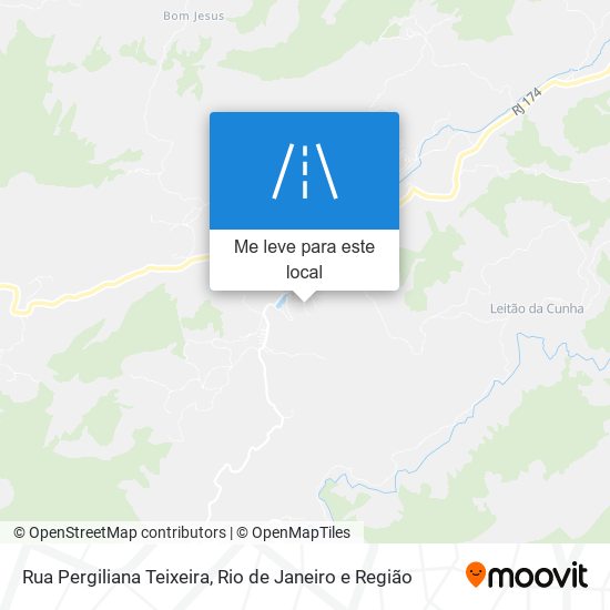 Rua Pergiliana Teixeira mapa