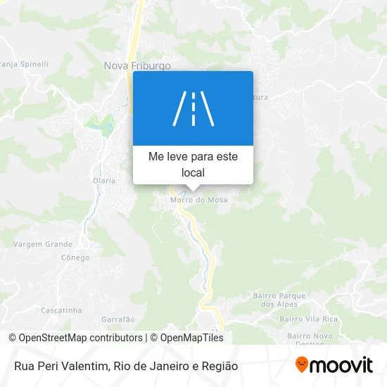 Rua Peri Valentim mapa