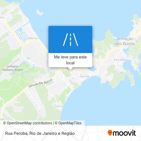 Rua Peroba mapa