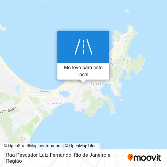 Rua Pescador Luiz Fernando mapa