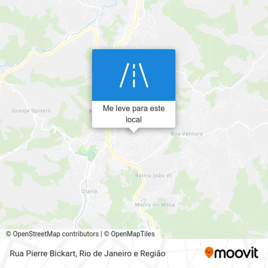 Rua Pierre Bickart mapa