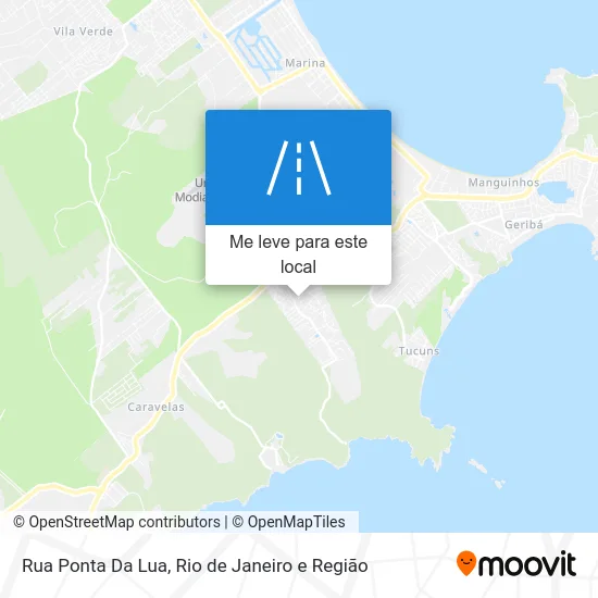Rua Ponta Da Lua mapa