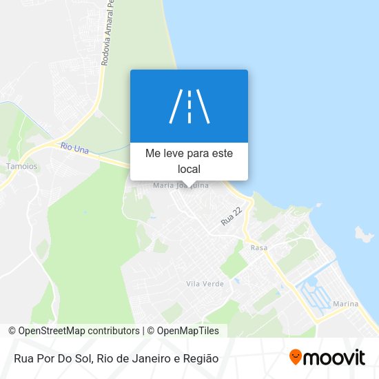 Rua Por Do Sol mapa