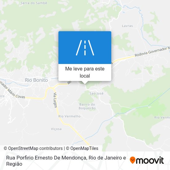 Rua Porfirio Ernesto De Mendonça mapa