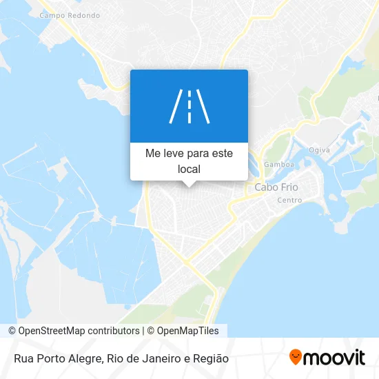 Rua Porto Alegre mapa