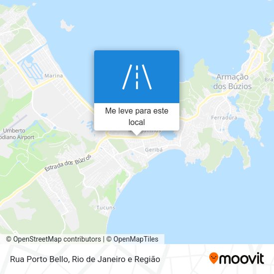 Rua Porto Bello mapa
