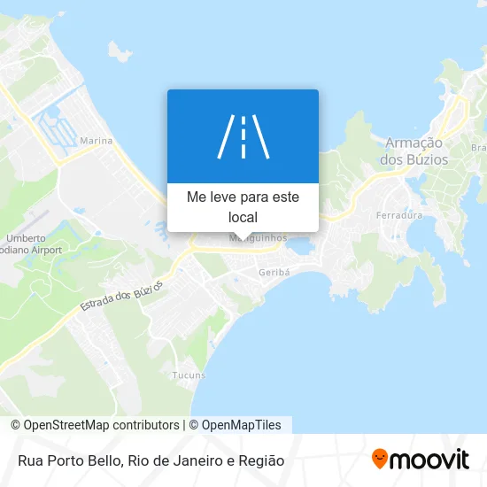 Rua Porto Bello mapa