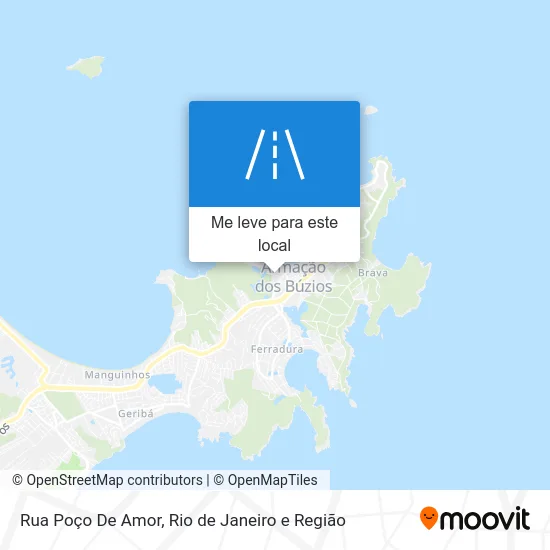 Rua Poço De Amor mapa