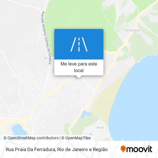 Rua Praia Da Ferradura mapa