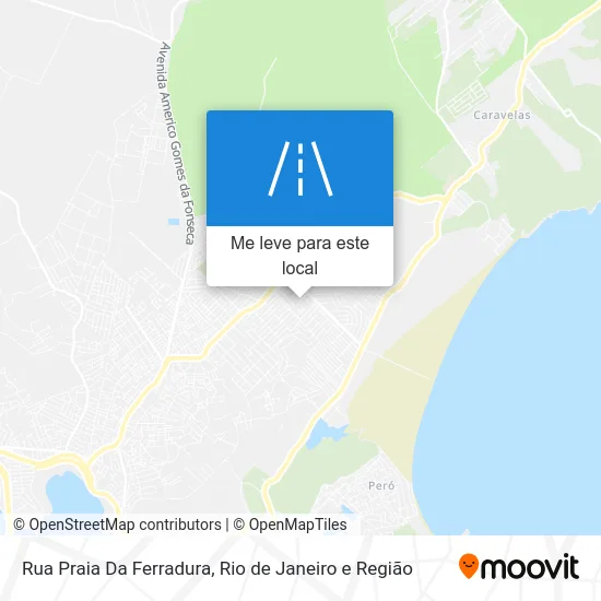 Rua Praia Da Ferradura mapa