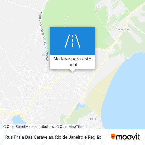 Rua Praia Das Caravelas mapa