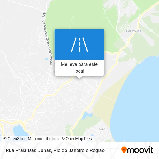 Rua Praia Das Dunas mapa