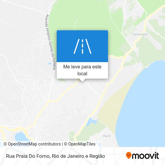 Rua Praia Do Forno mapa