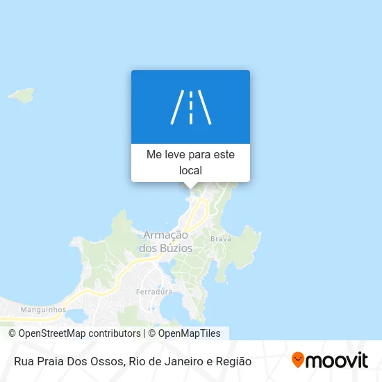 Rua Praia Dos Ossos mapa