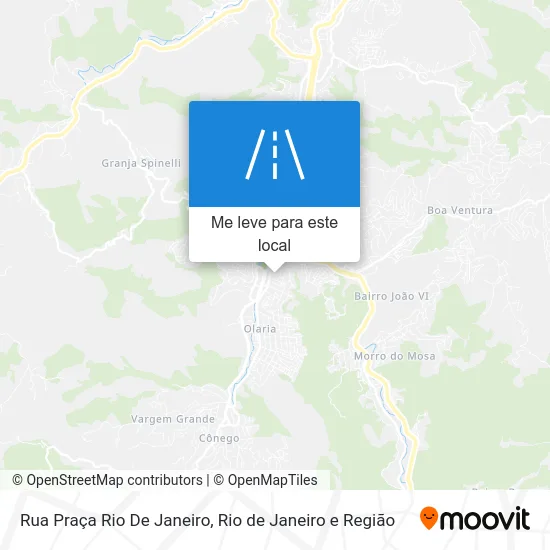 Rua Praça Rio De Janeiro mapa