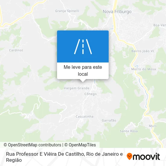 Rua Professor E Viêira De Castilho mapa