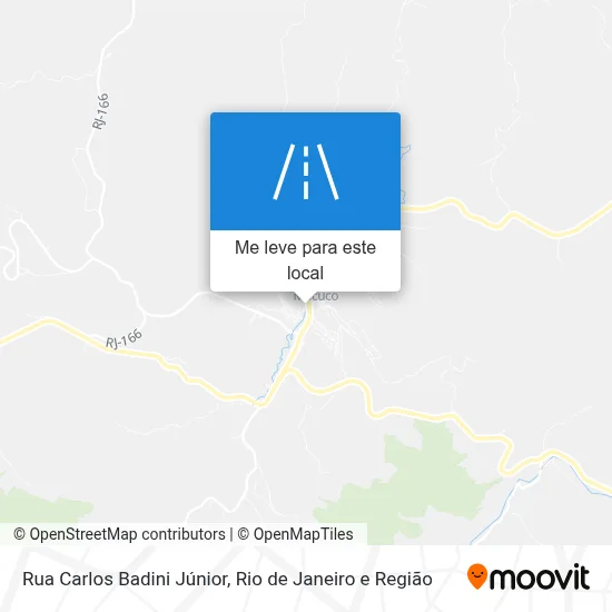 Rua Carlos Badini Júnior mapa