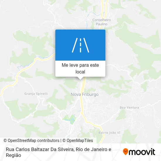 Rua Carlos Baltazar Da Silveira mapa