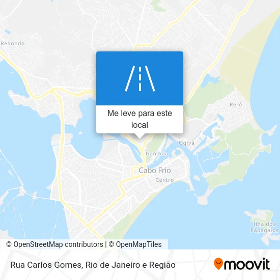Rua Carlos Gomes mapa