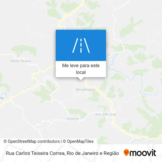 Rua Carlos Teixeira Correa mapa