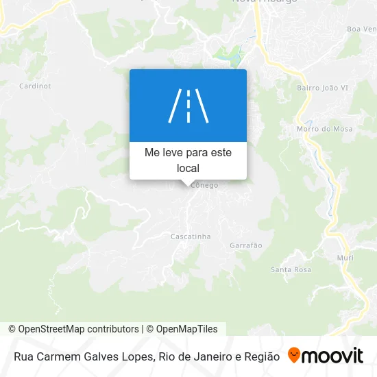 Rua Carmem Galves Lopes mapa