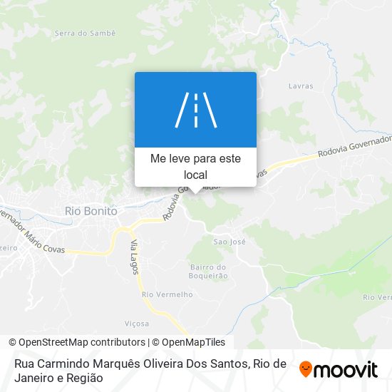 Rua Carmindo Marquês Oliveira Dos Santos mapa