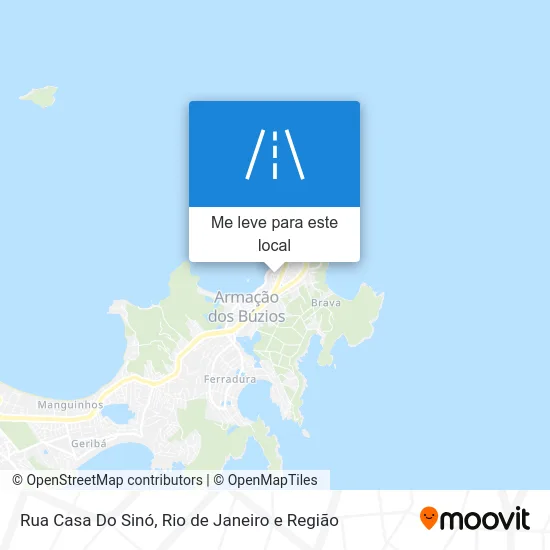 Rua Casa Do Sinó mapa