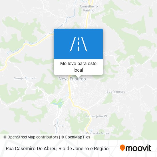 Rua Casemiro De Abreu mapa