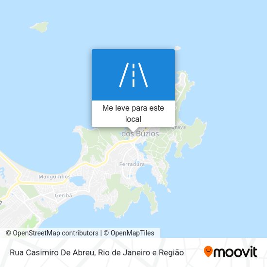 Rua Casimiro De Abreu mapa