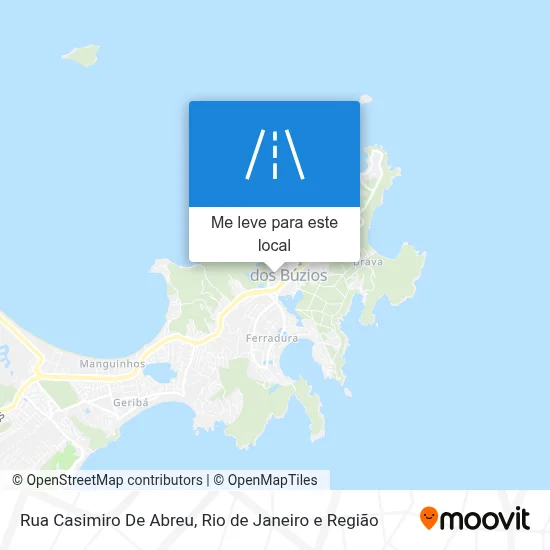 Rua Casimiro De Abreu mapa