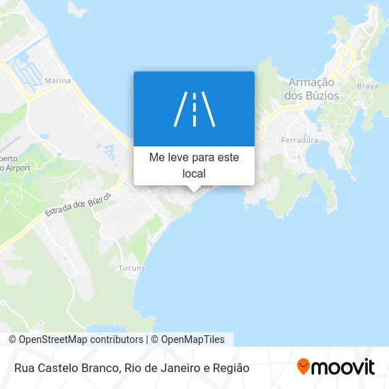 Rua Castelo Branco mapa